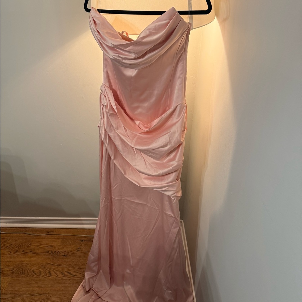 Baby Boo Kensington Pink Corset Gown - SCARF INCLUDED